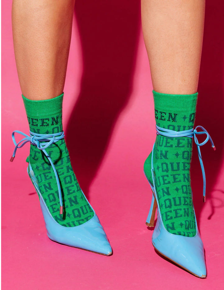 QOS Green Socks