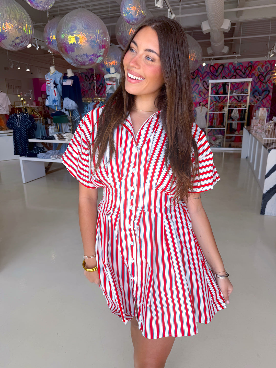 USA Cutie Shirt Dress