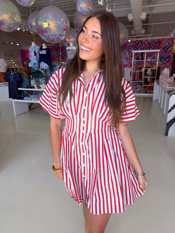 USA Cutie Shirt Dress