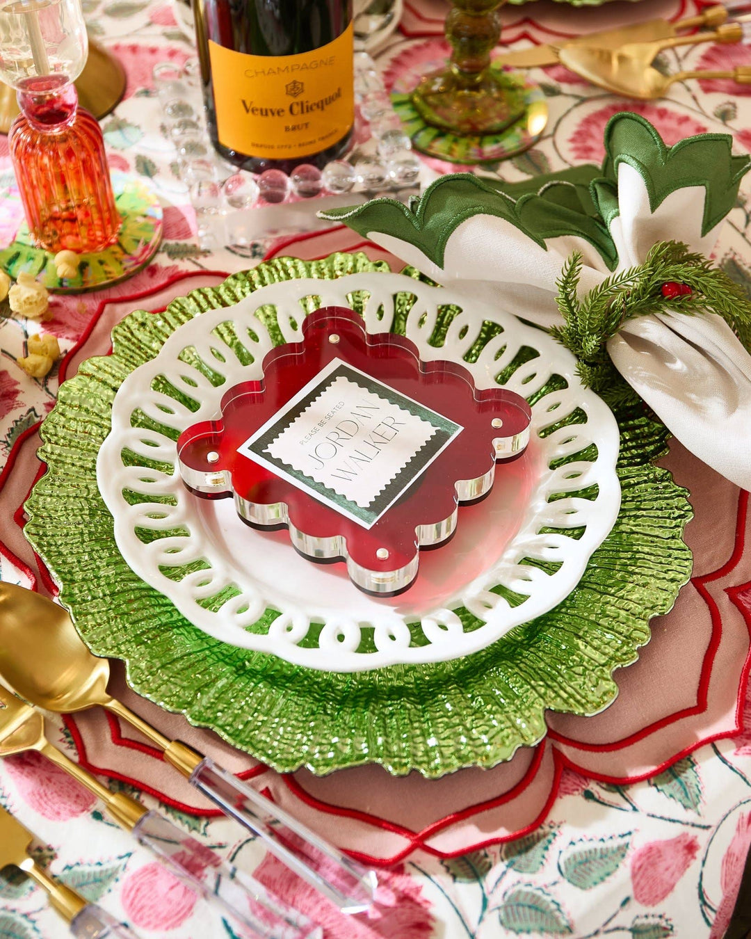 Red Mini Acrylic Picture Frame