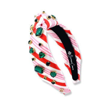 Small Candy Cane Striped Headband