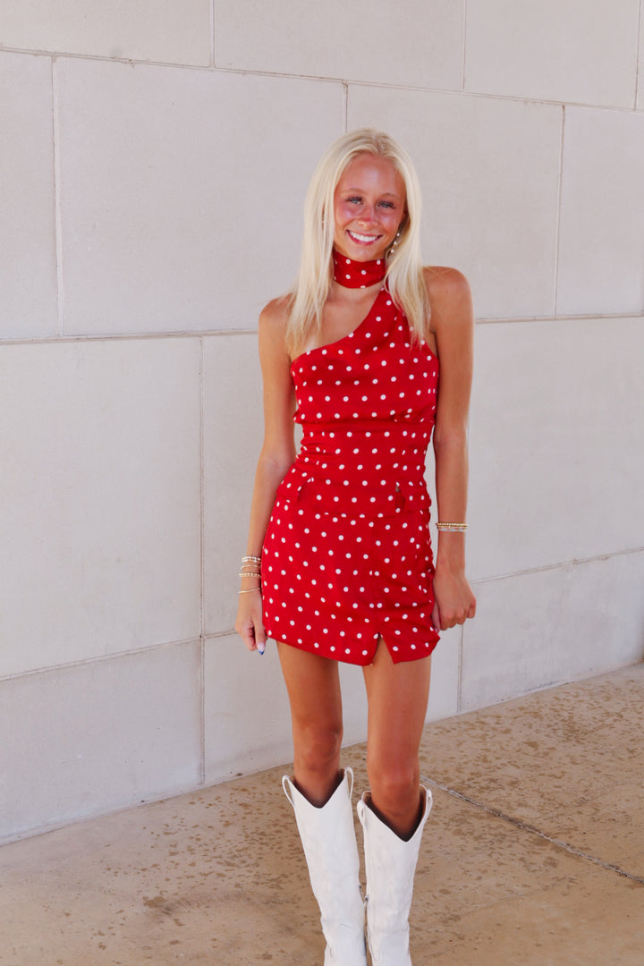 Red and Ready Polka Set