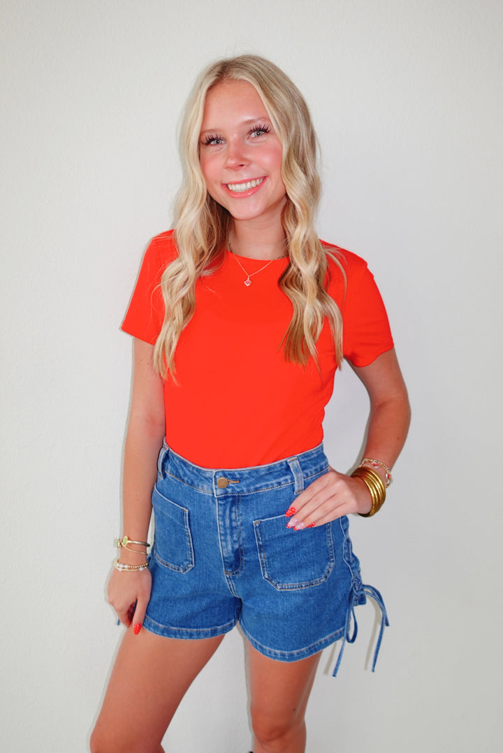 Wreck Em Short Sleeve Bodysuit| 2 Colors