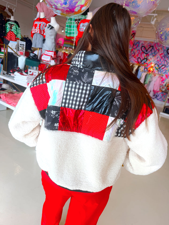 Brianna Cannon Texas Tech Patchwork Puffer