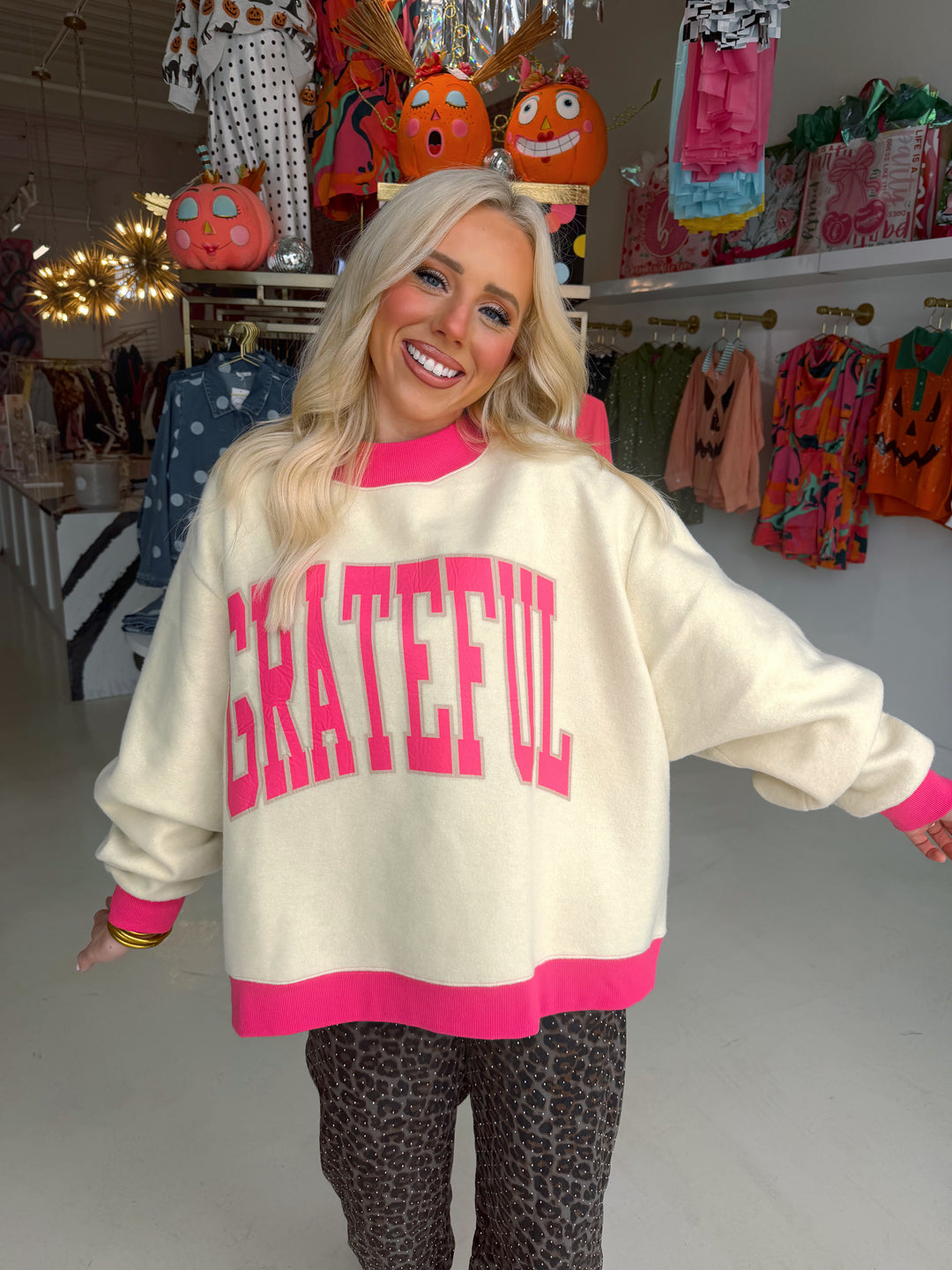 GRATEFUL 2 Sided Mockneck