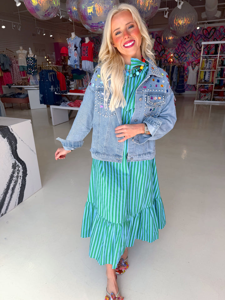 Light Denim Jewel Jacket