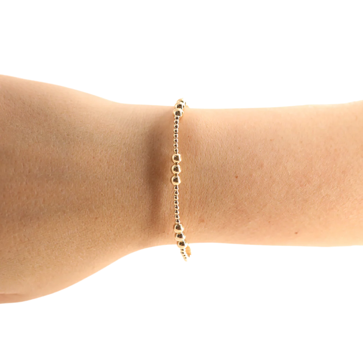 Beaded Blondes ILY Gold Bracelet