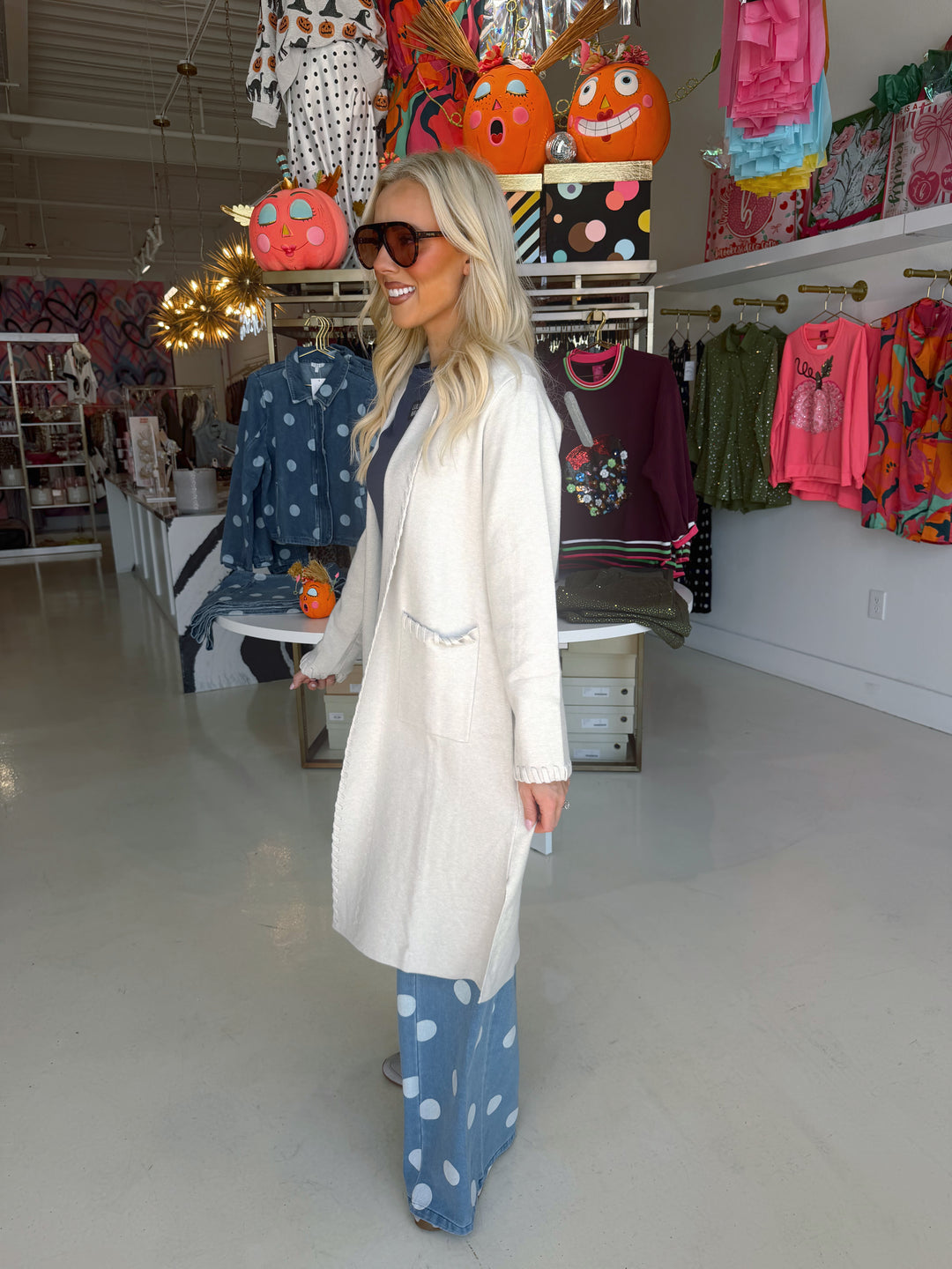 The Madison Cream Knit Sweater