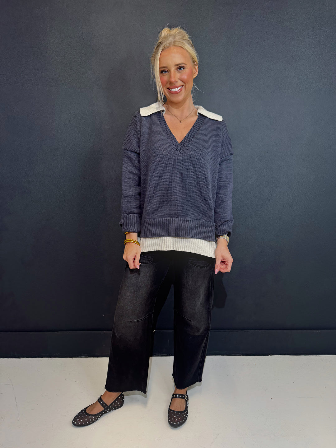 Rocky Navy Blue Sweater