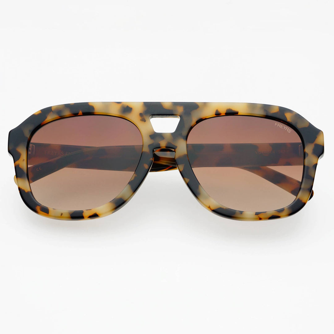 Voyager Acetate Oversized Aviator Sunglasses