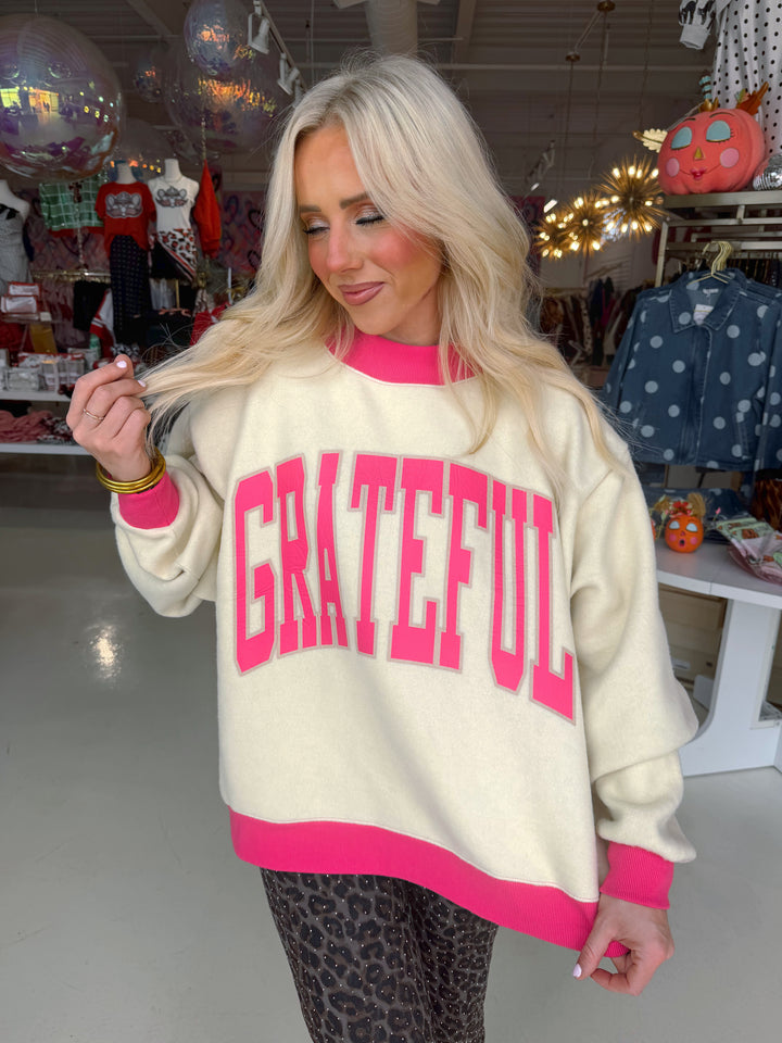 GRATEFUL 2 Sided Mockneck