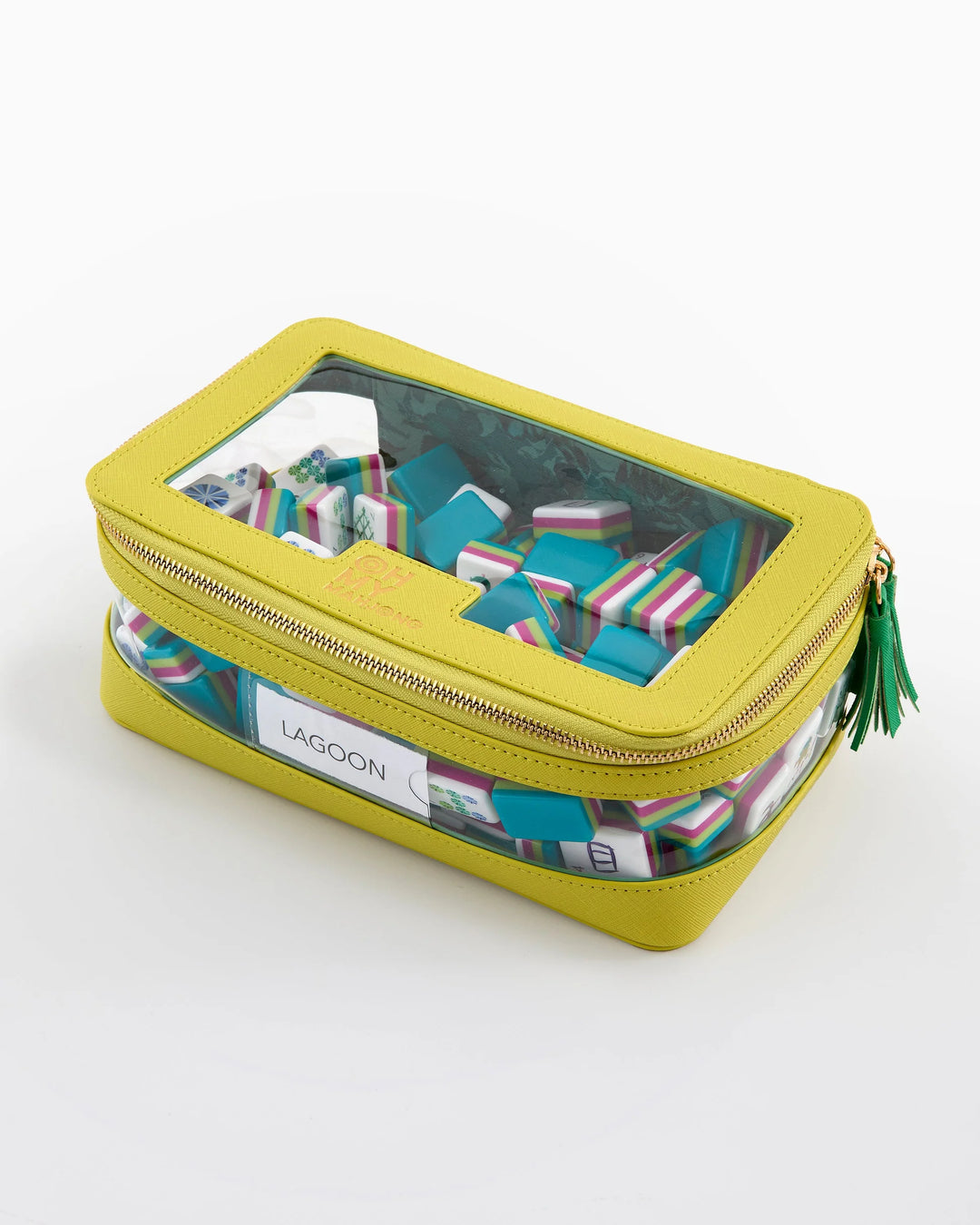 OH MY MAHJONG Chartreuse Tile Bag