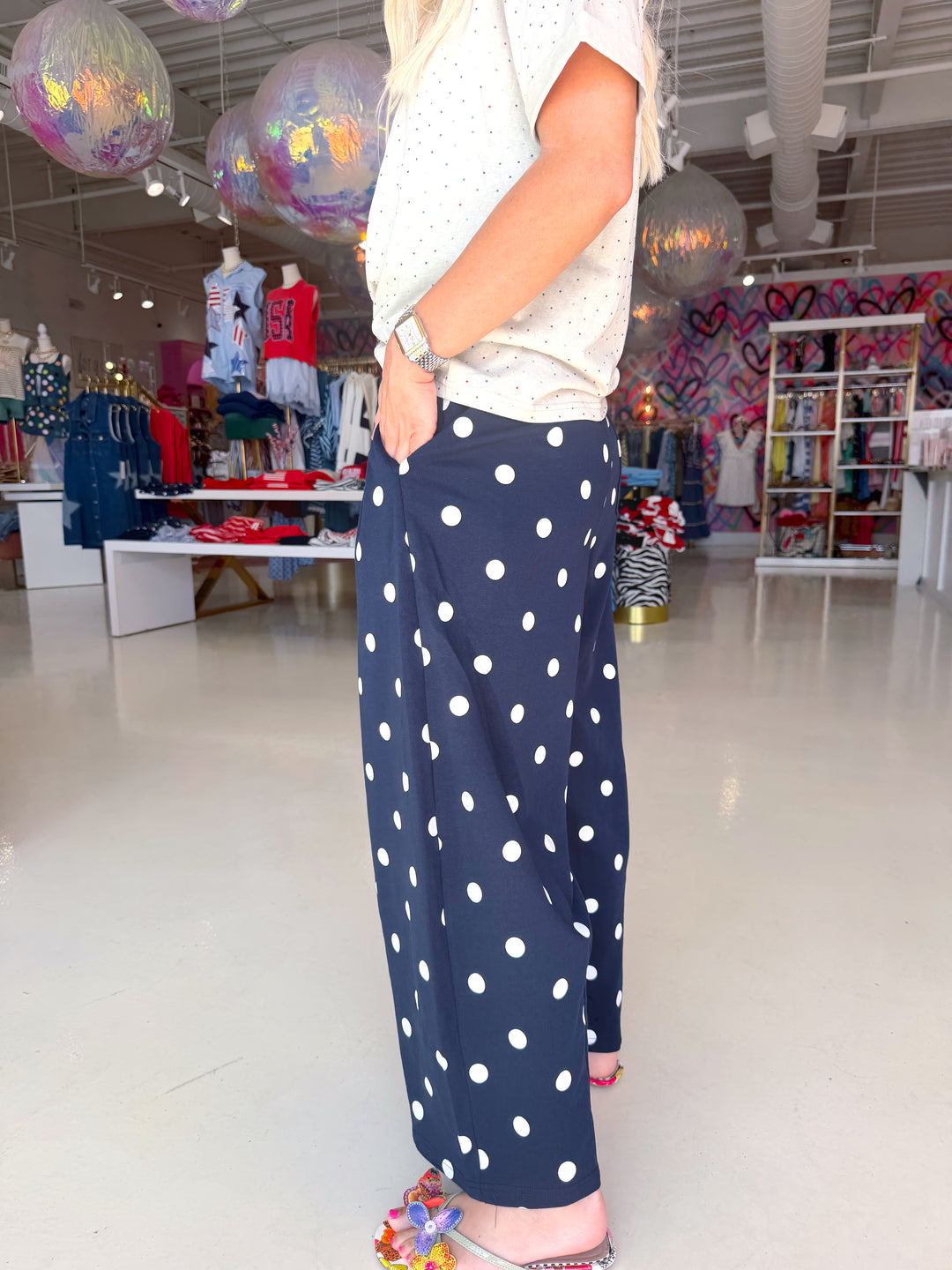 Polkadot Sweatshirt Pants