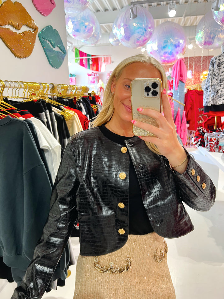 So Classy Croco Jacket
