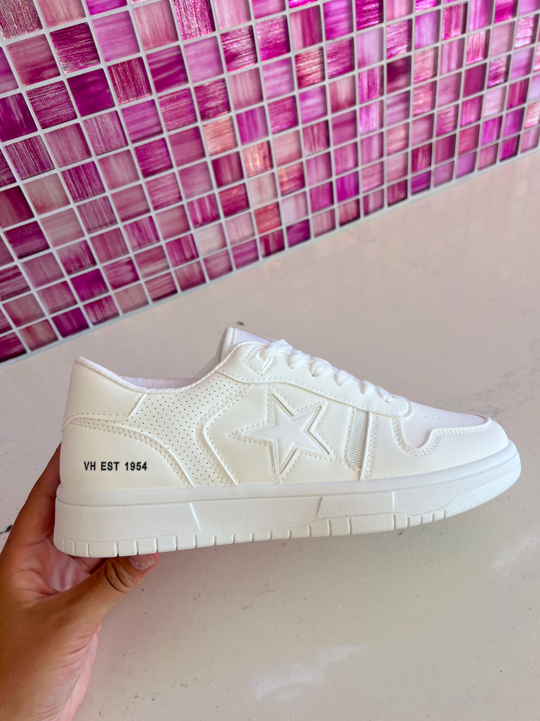 VH All White Low Top Sneaker