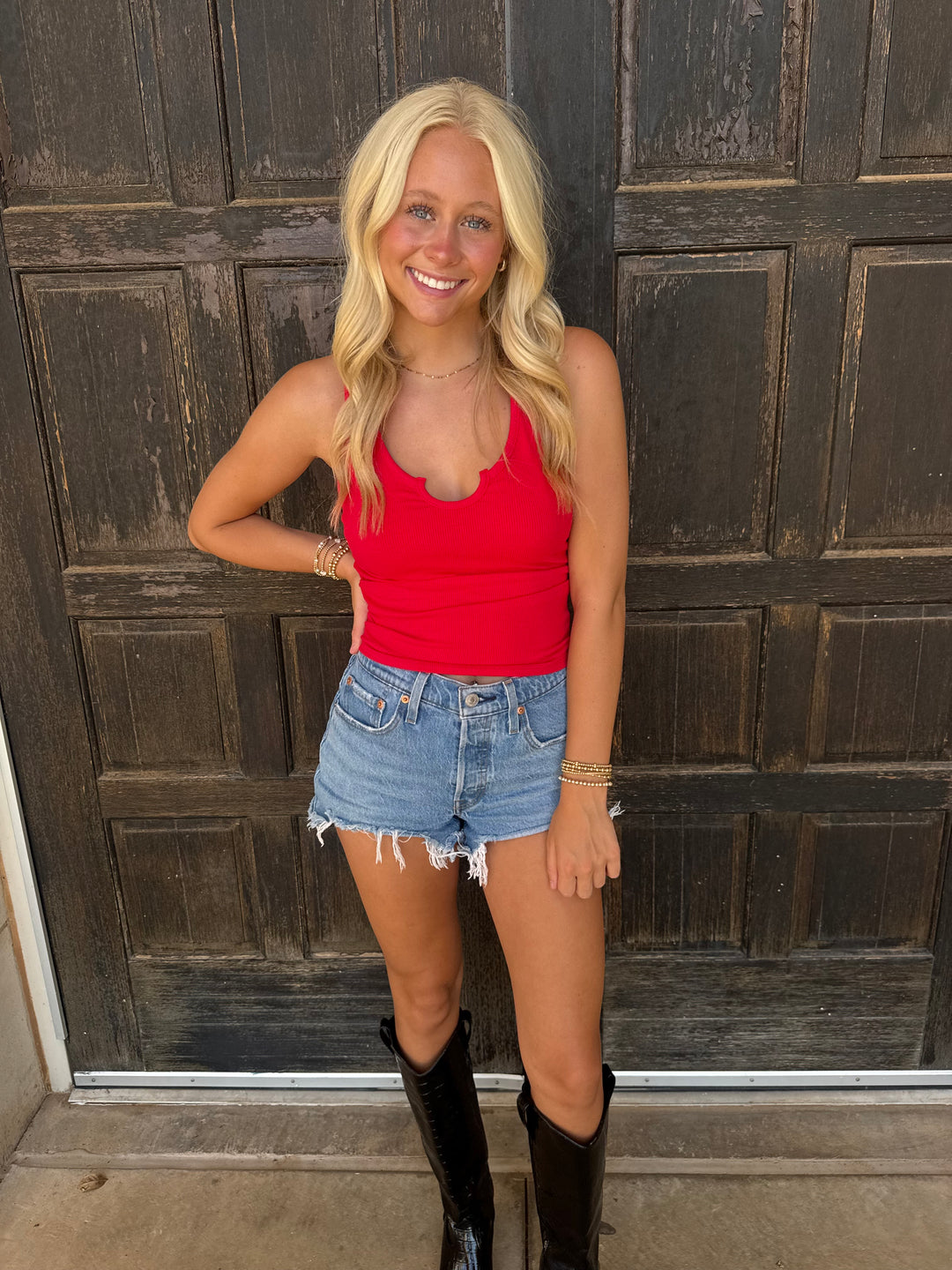 Cutest Red Tank Top