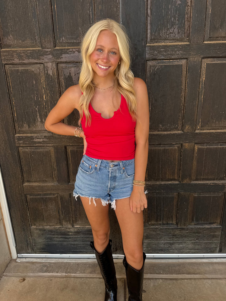Cutest Red Tank Top