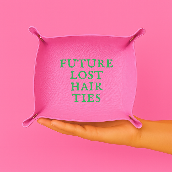 Future Lost Hair Ties (Pink & Green) Trinket tray valentines