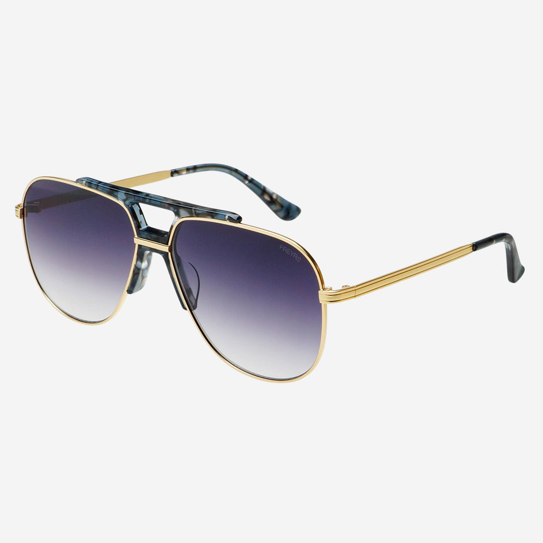Logan Acetate Aviator Unisex Sunglasses