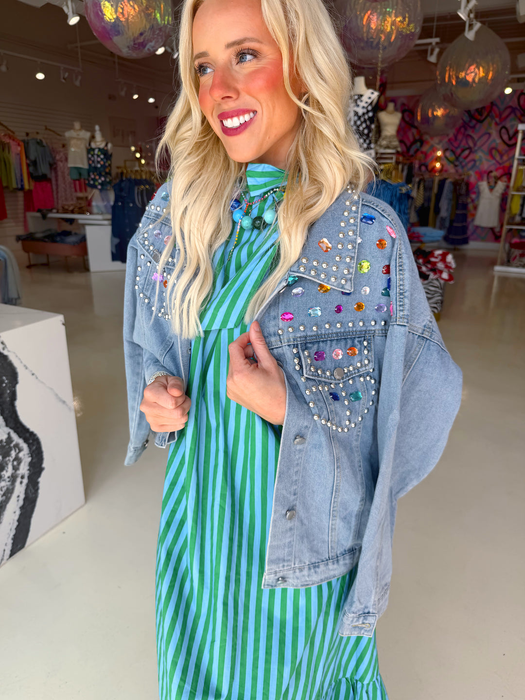 Light Denim Jewel Jacket