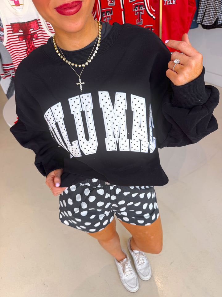 LULU MAC BLACK POLKA DOT