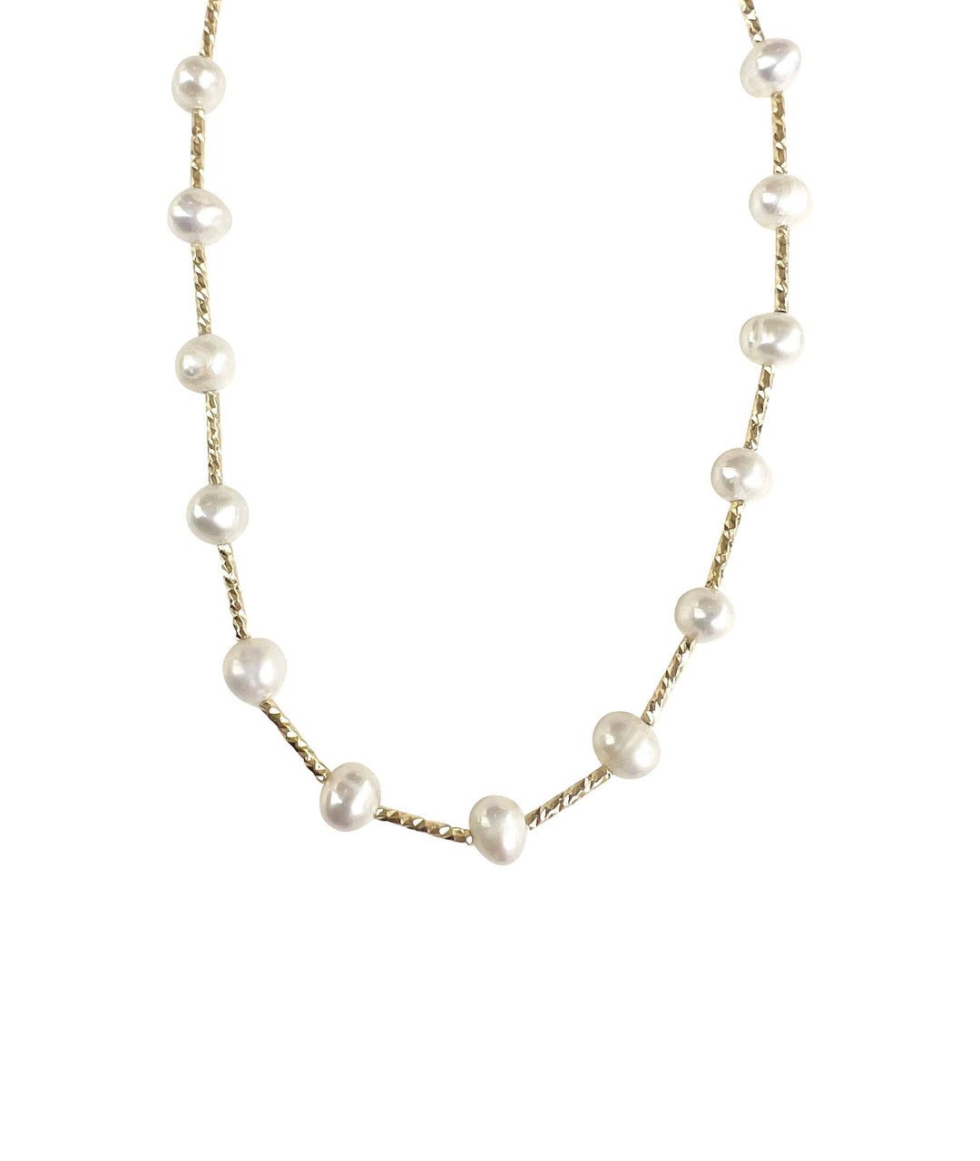 Halo Pearl Necklace