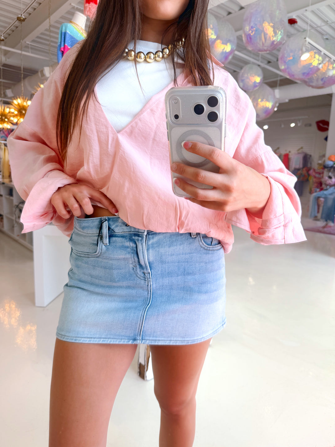 Vintage Low Rise Micro Mini Skirt