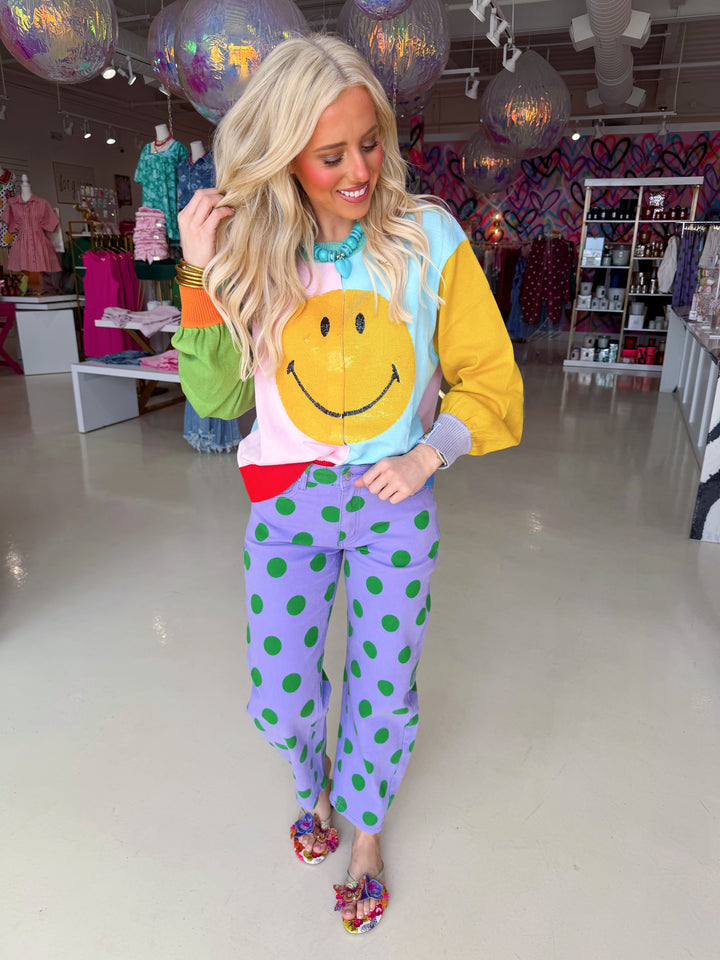 Prickly Pear Polka Dot Pants