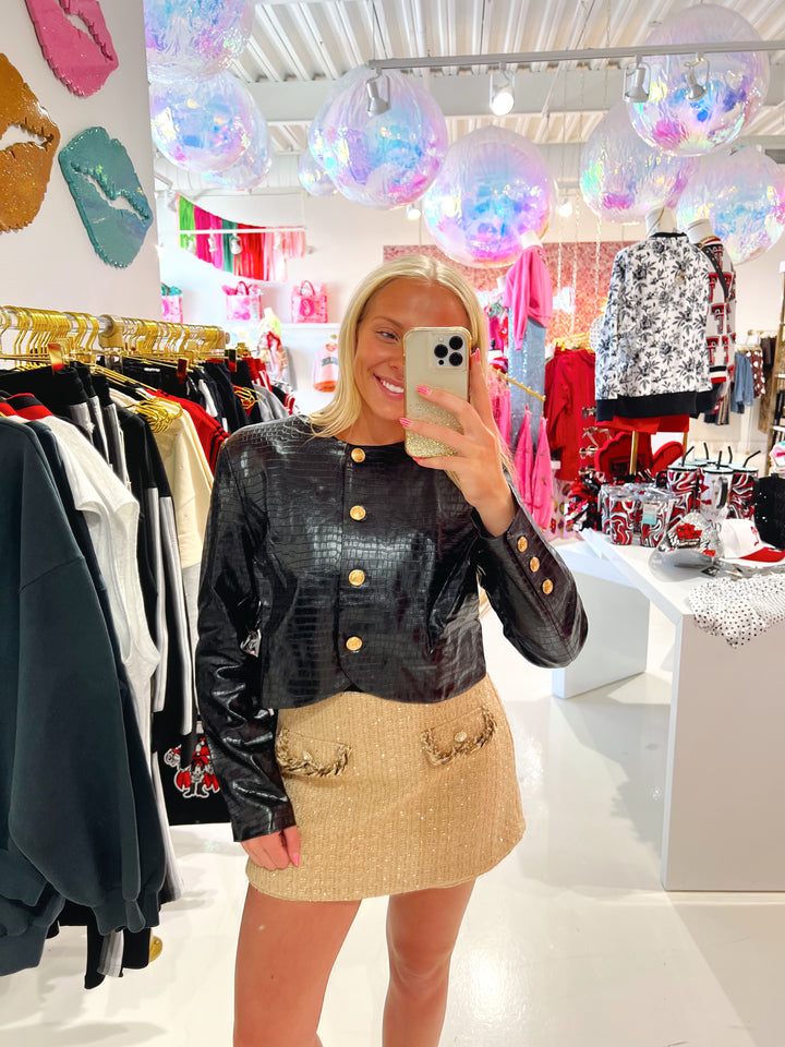 So Classy Croco Jacket