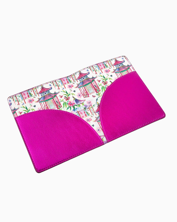 OH MY MAHJONG Metallic Hot Pink Card Folio