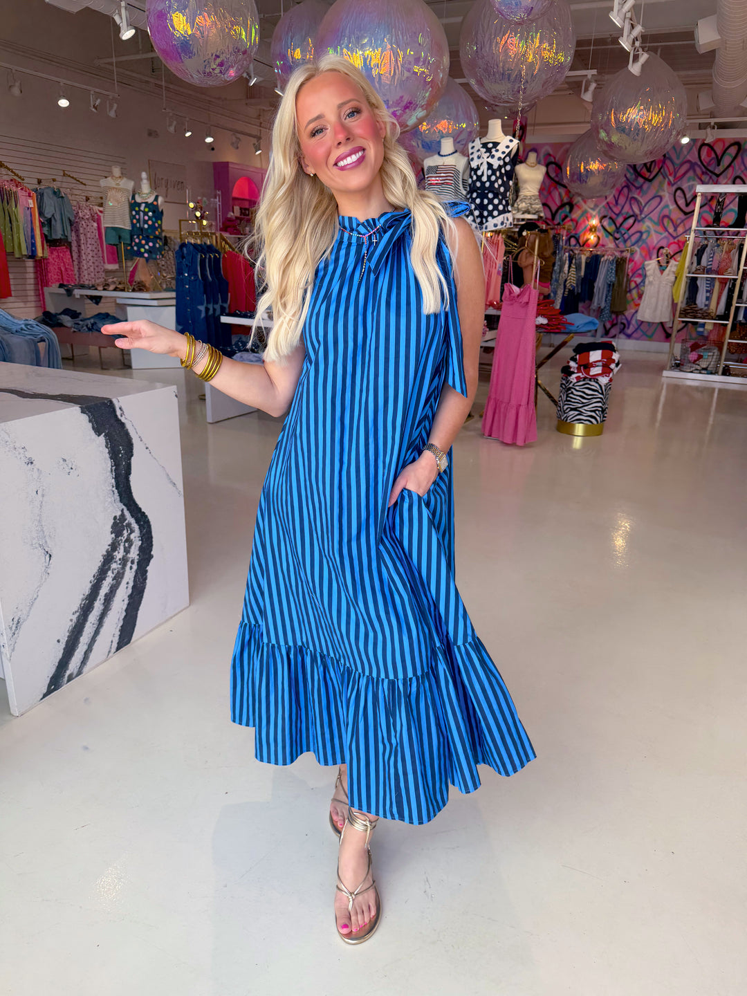 Seaside Stroll Maxi Dress