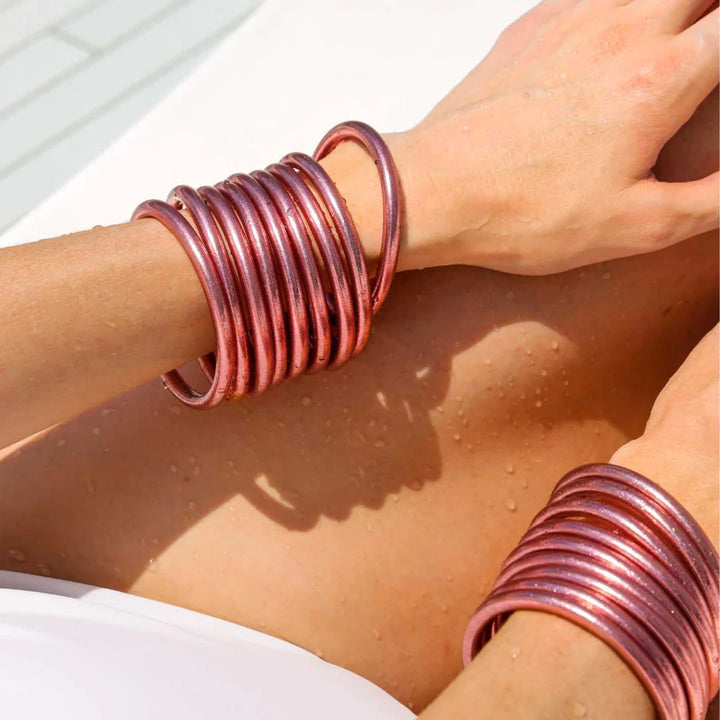 Budha Girl Rose Gold All Weather Bangles