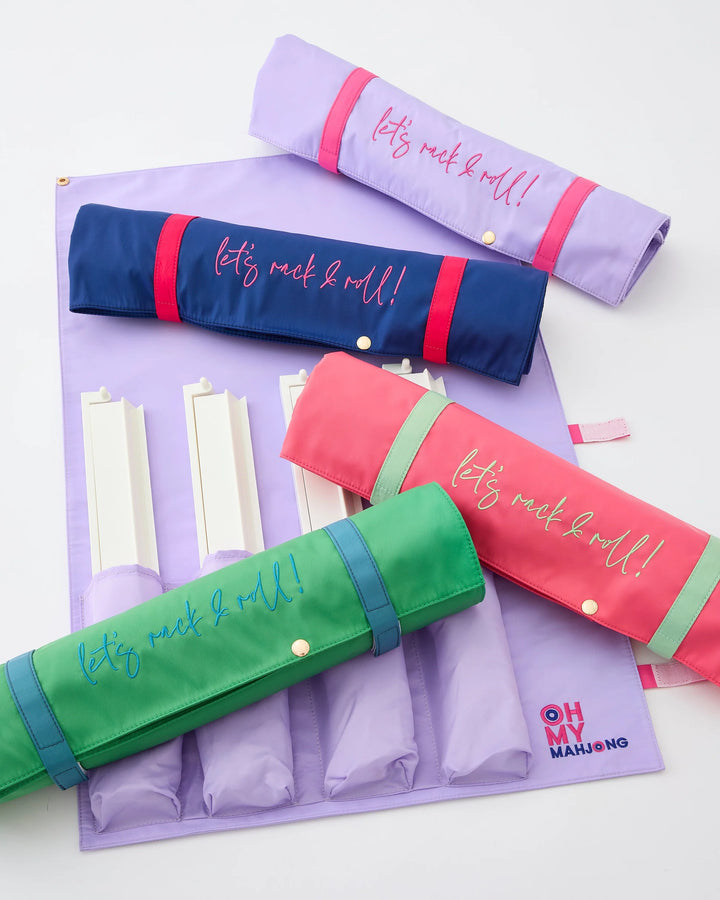OH MY MAHJONG Kelly Green Lets Rack & Roll Bag