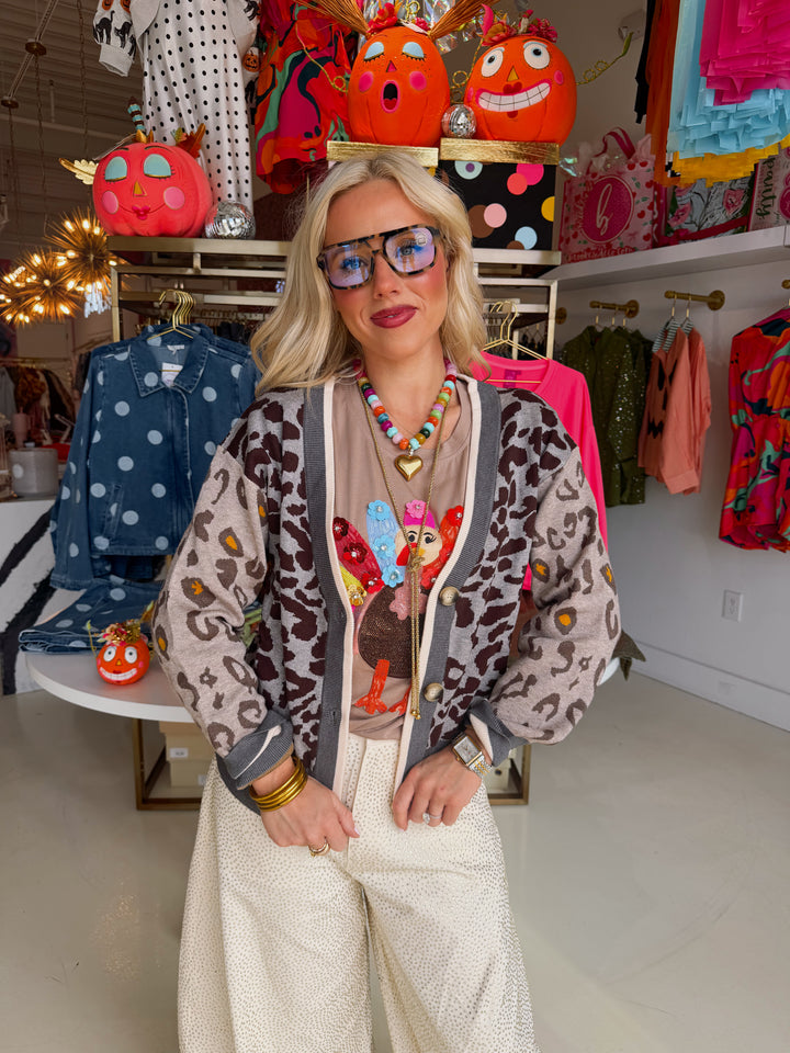 Lily Leopard Cardigan
