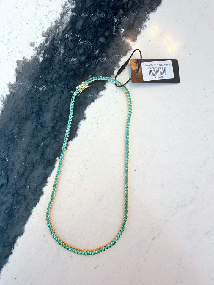 TOVA Tennis Necklace