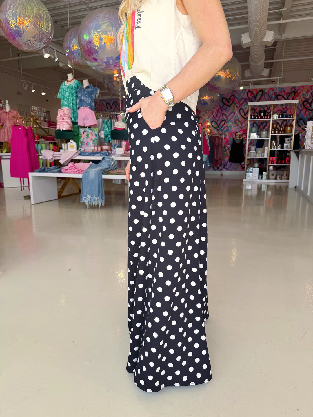 All Eyes on Me Polkadot Pant | Colors