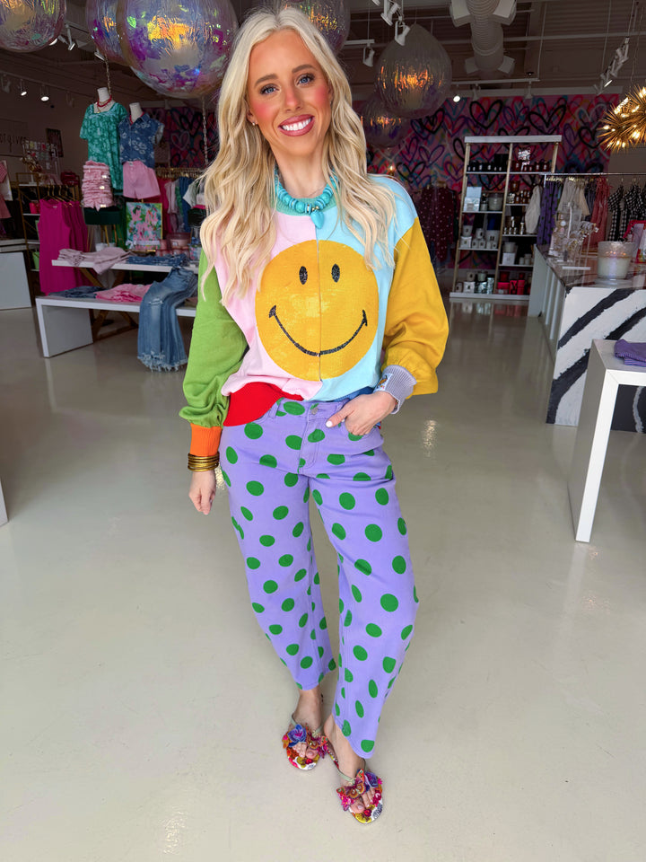 Prickly Pear Polka Dot Pants