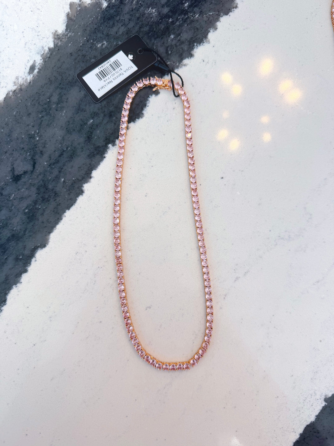 TOVA Tennis Necklace