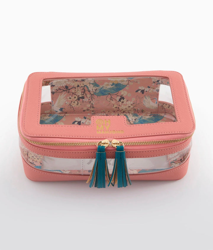 OH MY MAHJONG Coral Tile Bag