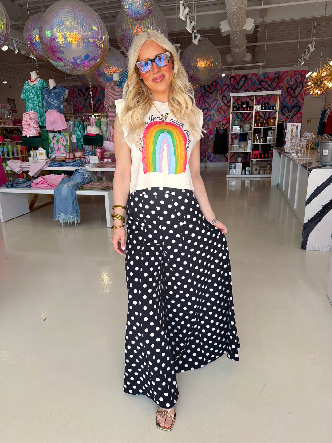 All Eyes on Me Polkadot Pant | Colors