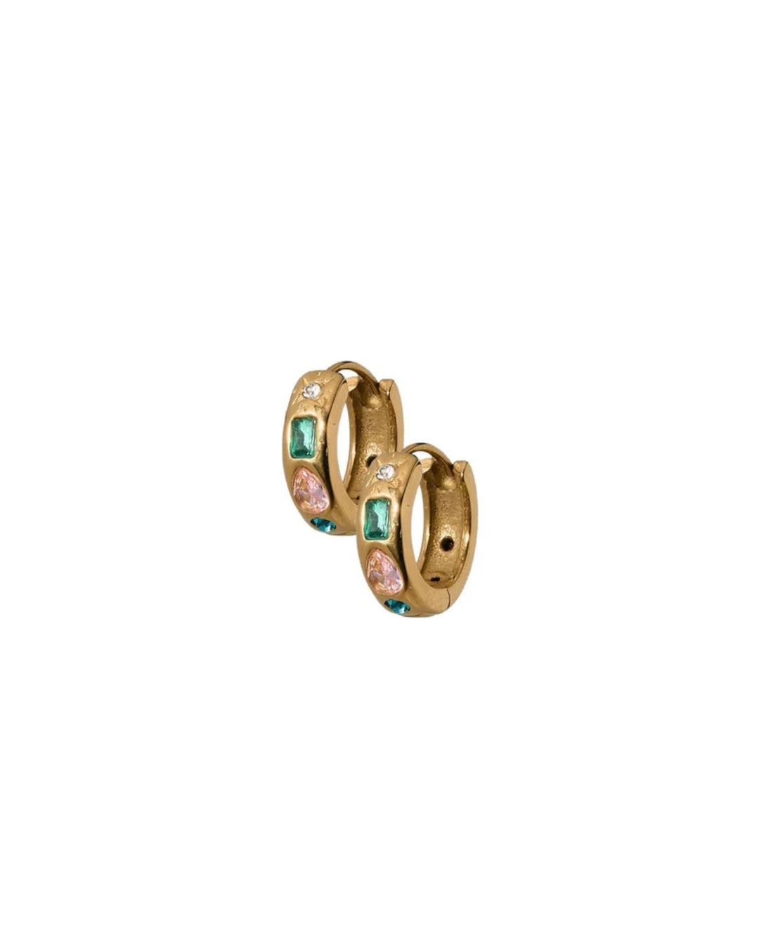 Huggie Earrings August Gold