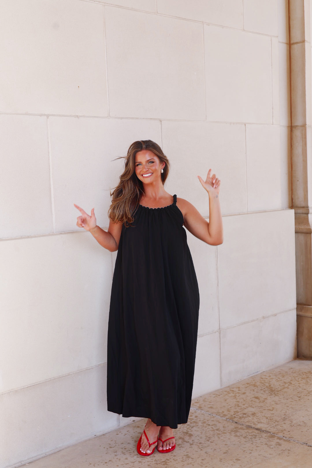 The Black Monaco Maxi Dress