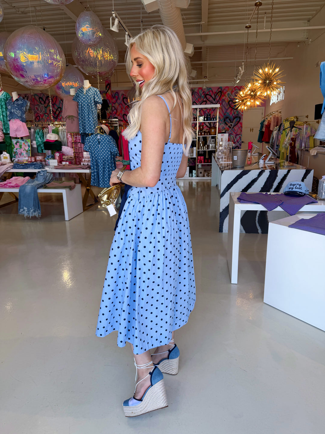 Your so Lovley Blue Navy Bow Midi Dress