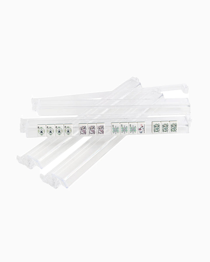 OH MY MAHJONG Clear Pusher & Rack Set