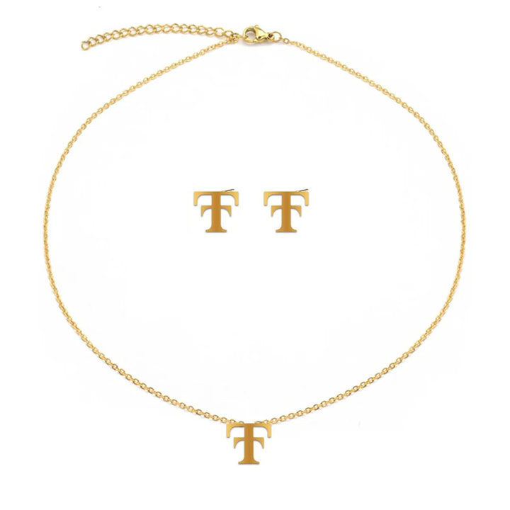 BC Texas Tech Studs & Necklace Set