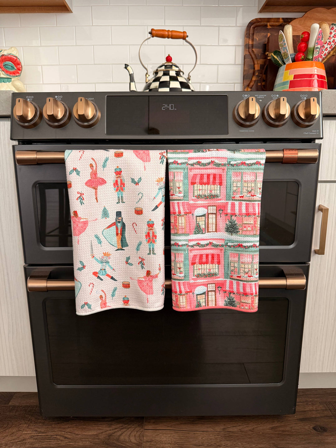 Christmas On Main: Double-Sided Hand Towel