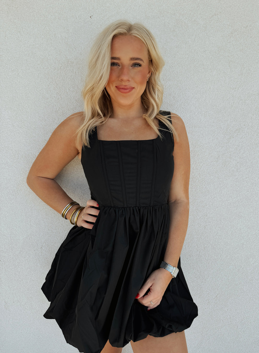 BuddyLove Black Heidi Mini Dress