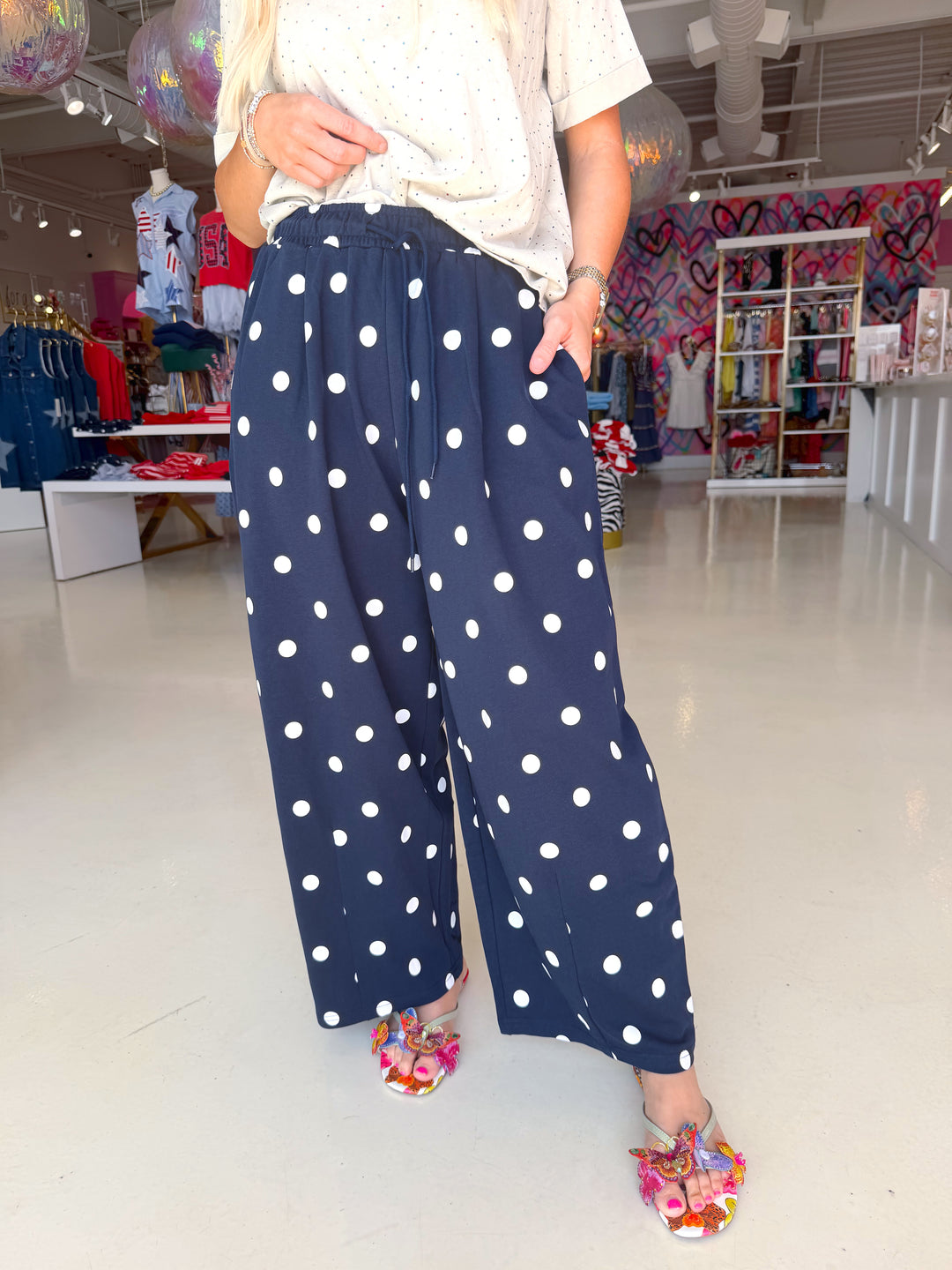 Polkadot Sweatshirt Pants