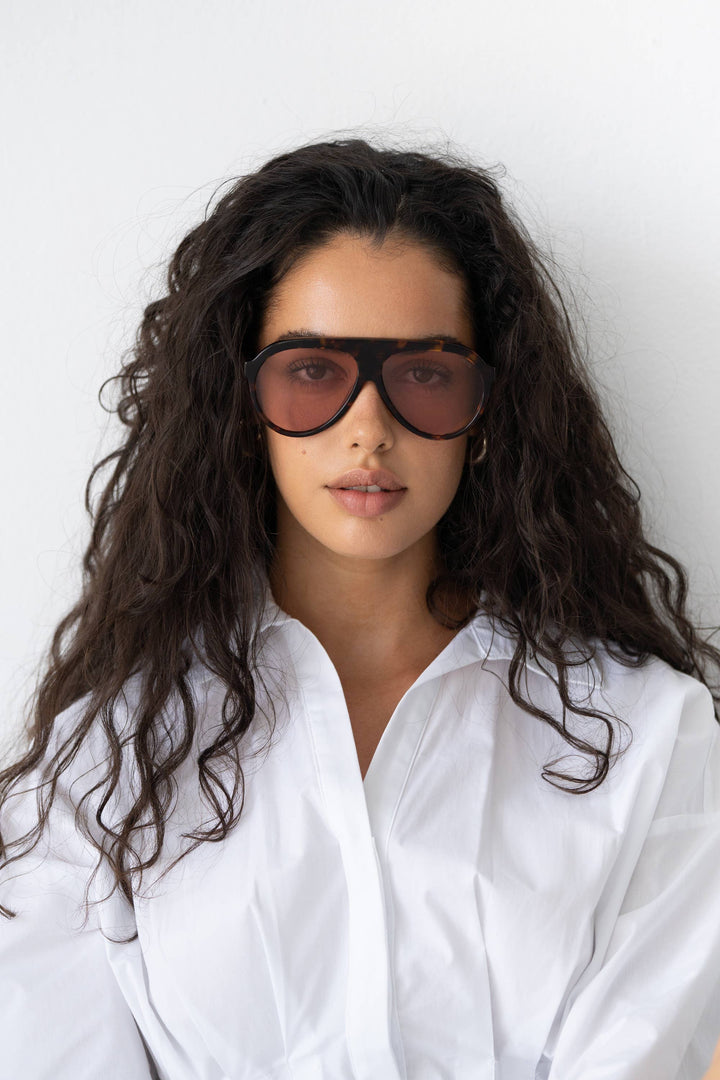Maxwell Acetate Unisex Aviator Sunglasses