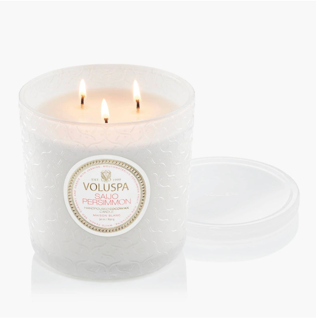 Voluspa Saijo Persimmon Luxe Candle
